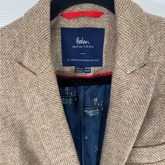 Boden British Tweed Wool Blazer in Women's size 6 - Picture 2 of 8